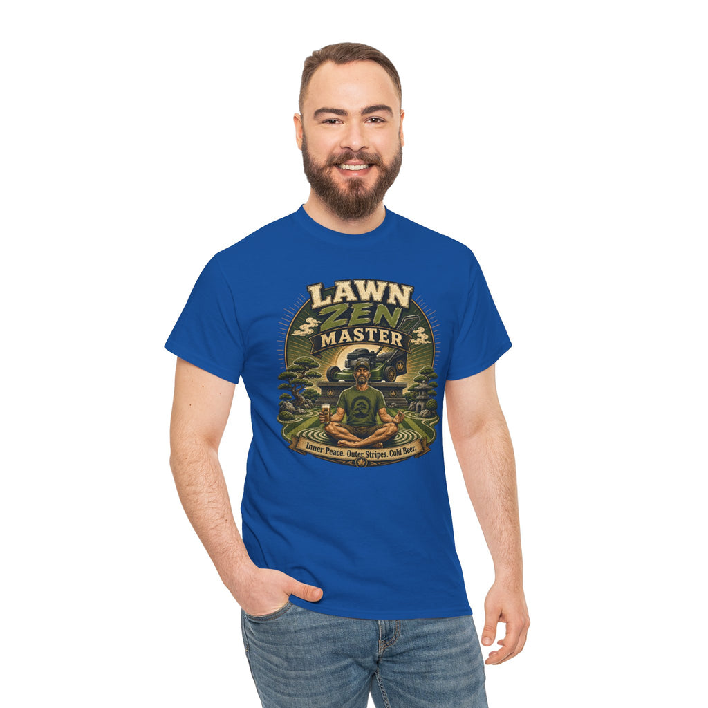 Lawn Zen Master T-Shirt – Gardening Humor Tee