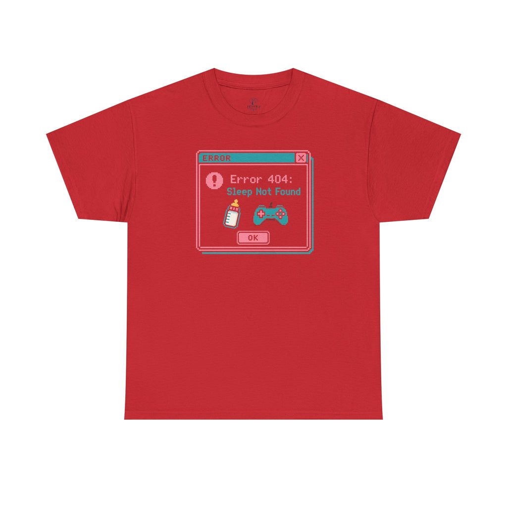 Error 404 "Sleep Not Found" Tee Cute Gamer Vaporwave Graphic TShirt