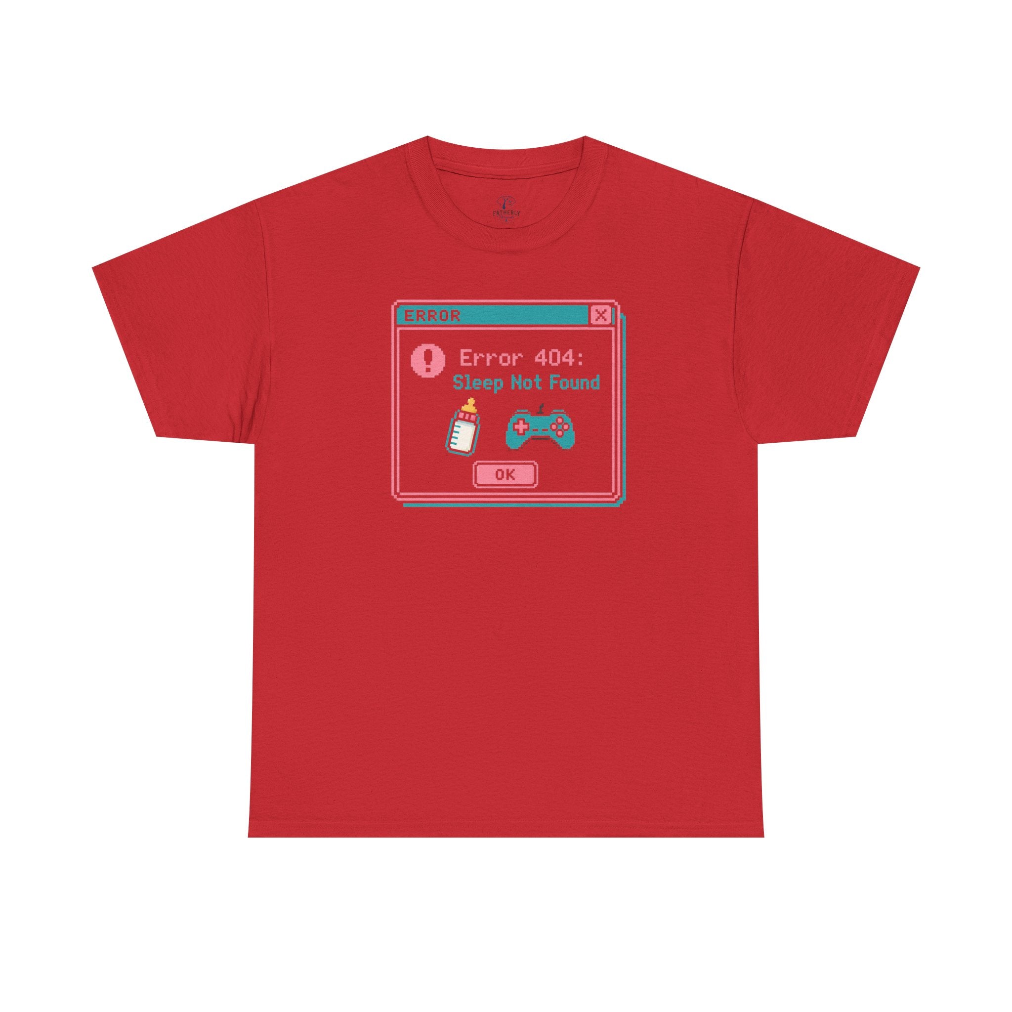 Error 404 "Sleep Not Found" Tee Cute Gamer Vaporwave Graphic TShirt