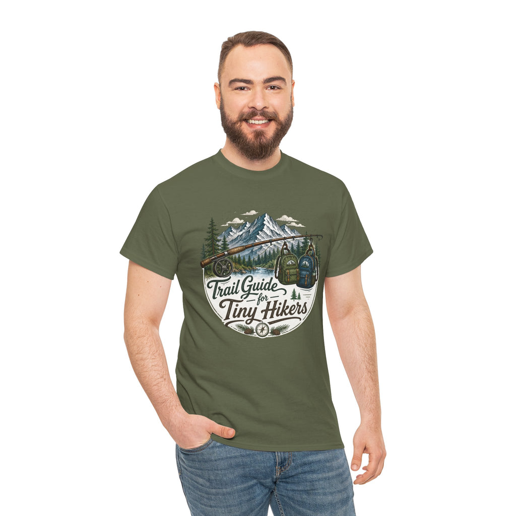 Trail Guide for Tiny Hikers TShirt Mountain Hiking Badge Tee