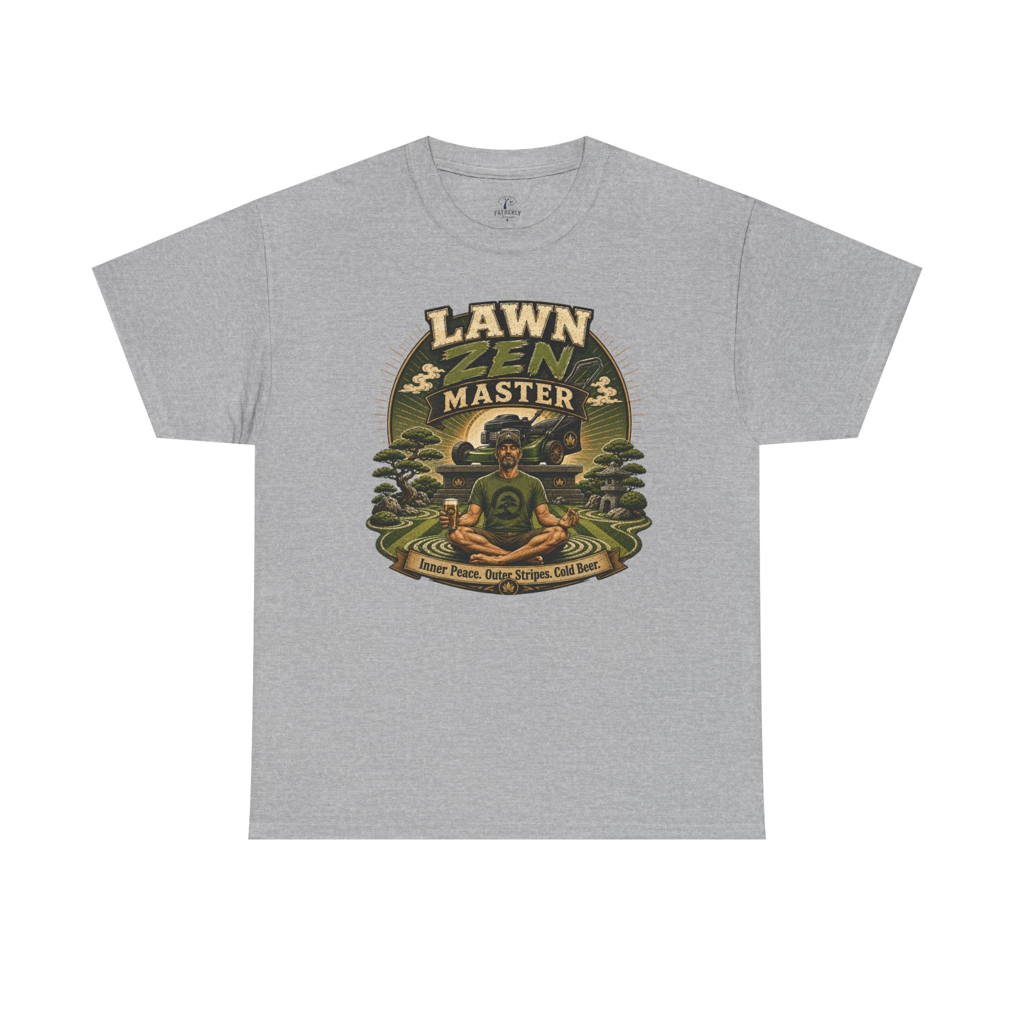 Lawn Zen Master T-Shirt – Gardening Humor Tee