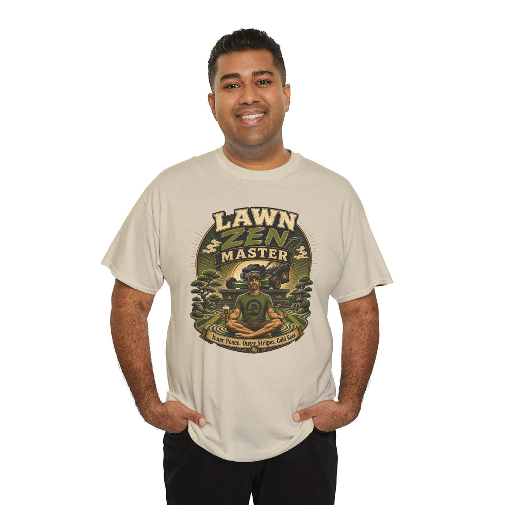 Lawn Zen Master T-Shirt – Gardening Humor Tee
