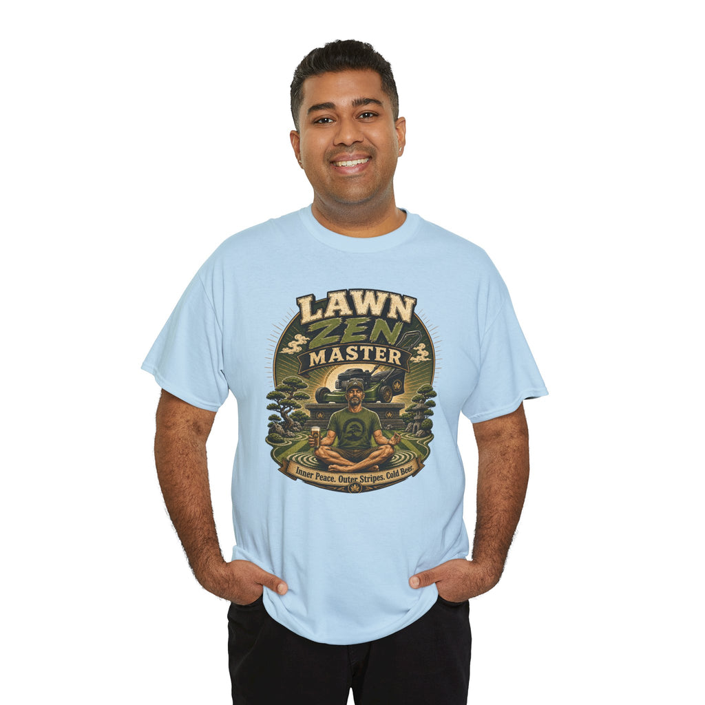 Lawn Zen Master T-Shirt – Gardening Humor Tee