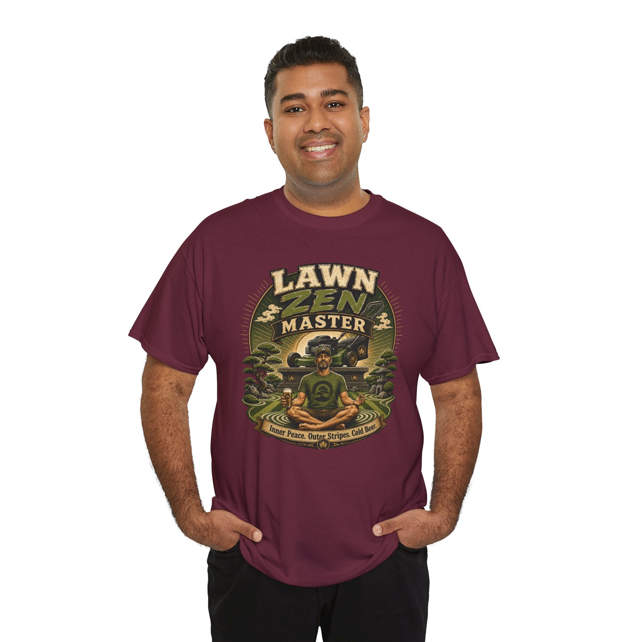 Lawn Zen Master T-Shirt – Gardening Humor Tee